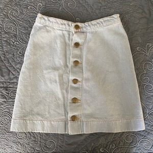 American Apparel Jean Skirt